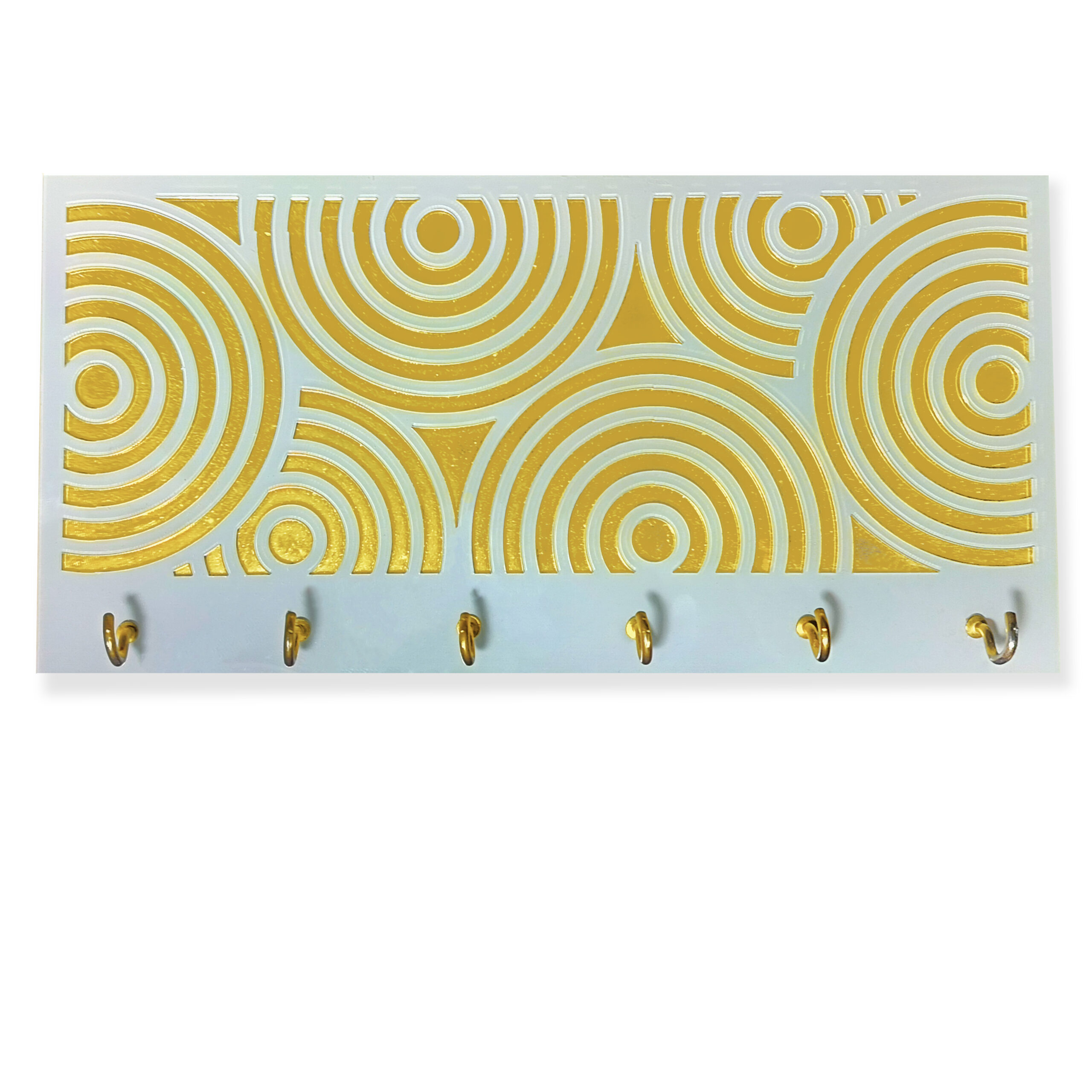 premium-golden-geometric-key-holder-for-wall-6-hooks-stylish-home-decor-key-stand-mdf-wooden-organizer
